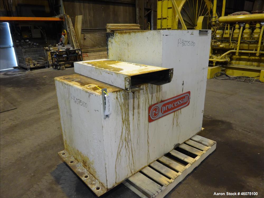 Used Processall Rotary Vacuum Dryer Plow Mixer, Model 1200