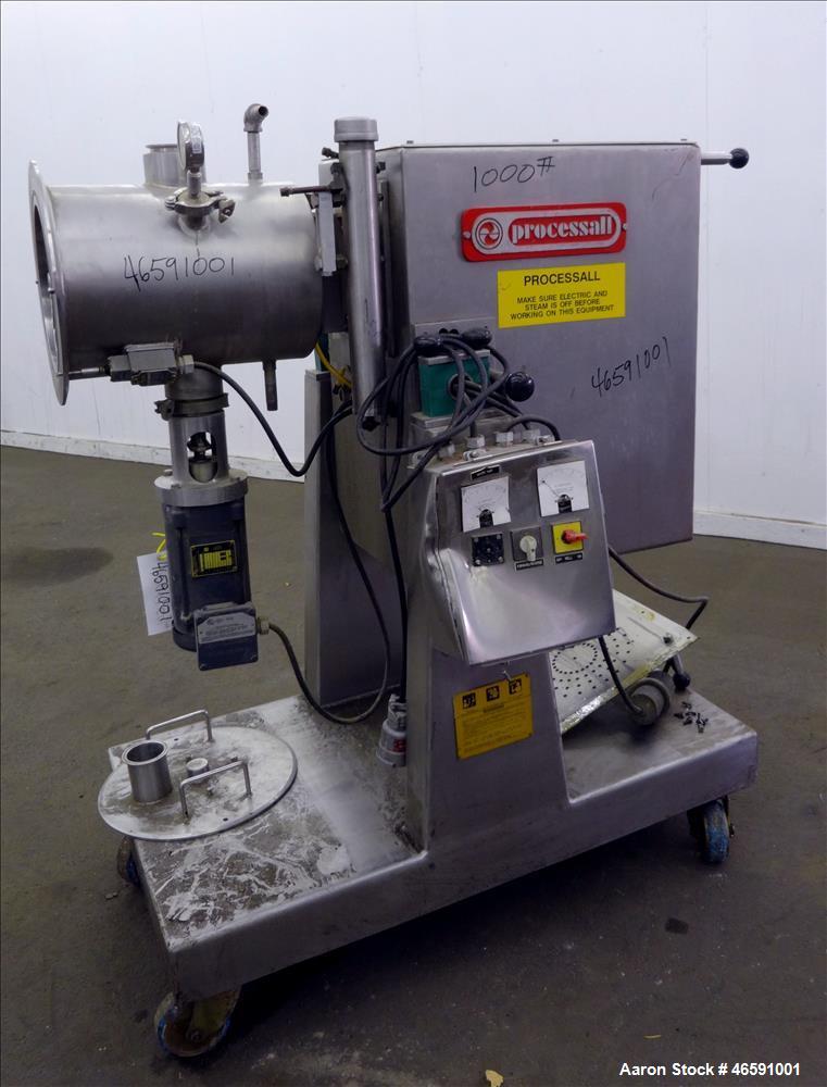 Used Processall Tilt-A-Mix Lab Size Rotary Vacuum Dryer