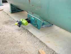 Used Stokes Rotary Vacuum Dryer, Model 900-059-050, 53 Cubic Feet Working Capacity (106 Total), 304 Stainless Steel. 3' diameter x 15' long. Flat bolted ends. Jacketed 50 psi @ 300 deg F. Internal FV...