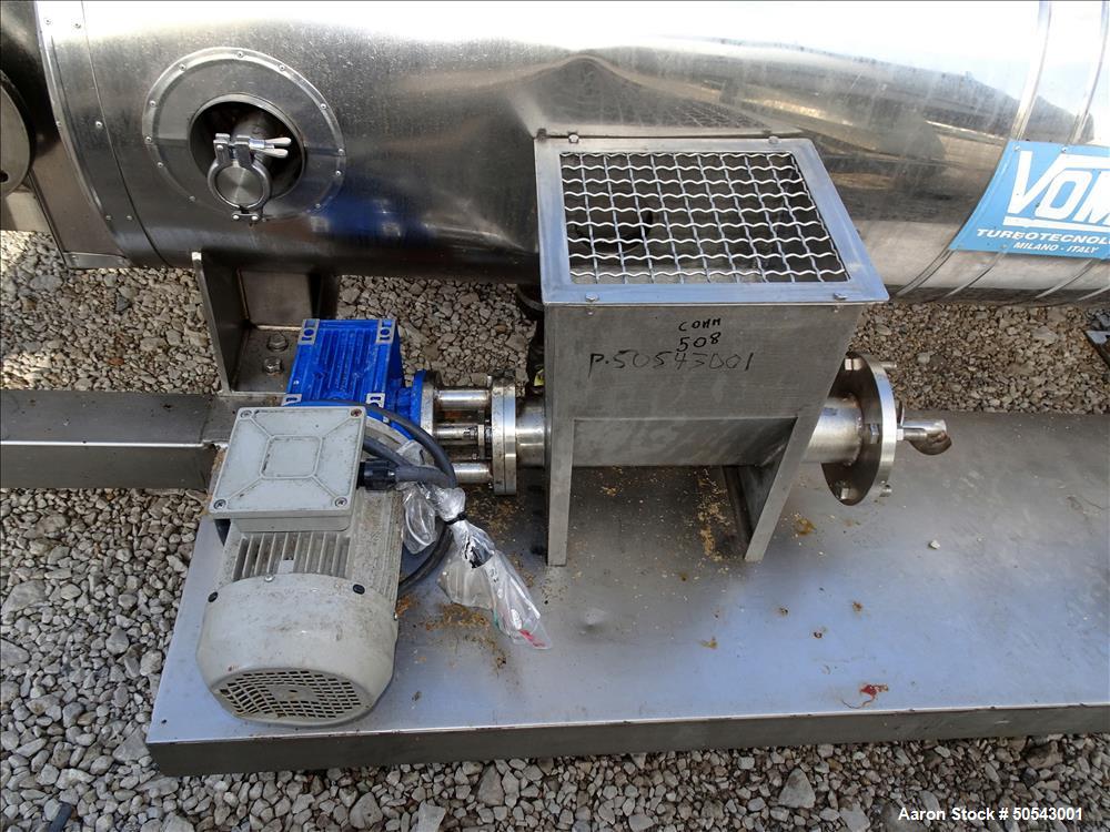Used Vomm "Turbo" Continuous Paddle Dryer, Model ESE350S
