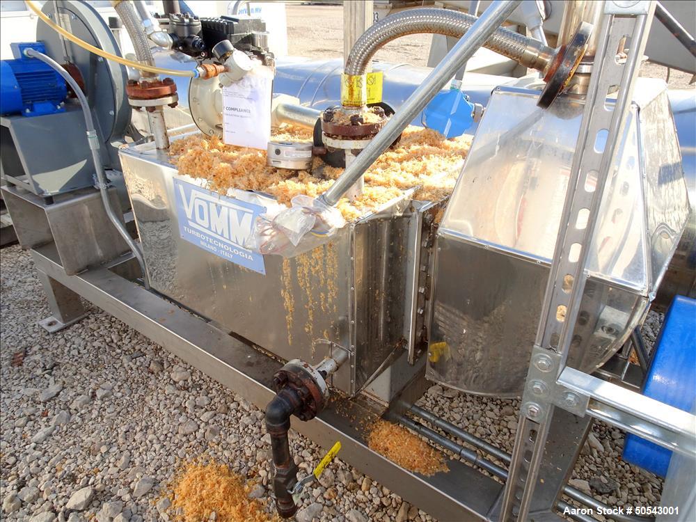 Used Vomm "Turbo" Continuous Paddle Dryer, Model ESE350S