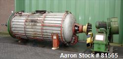 Used- Vevey Rotary Vacuum Dryer, 75 Cubic Feet Working Capacity.