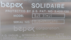 Used Bepex Solidaire Dryer, Model SJS 30-16