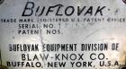 Used Buflovak Rotary Vacuum Dryer, 154 Cubic Feet Working Capacity, Stainless S