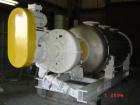 Used Buss rotary vacuum dryer, type S6300. Material of construction is 316 stainless steel on product contact parts. 304 stainless flat channel jacket. 293 cu ft (8300 liter) total capacity, 211 cu f...