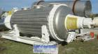 Used- Buss Rotary Vacuum Dryer, Type S6300, 316 Stainless Steel Product Contact Area. 304 stainless channel jacket. 293 cubi...