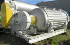 Used- Buss Rotary Vacuum Dryer, Type S6300, 316 Stainless Steel Product Contact Area. 304 stainless channel jacket. 293 cubi...