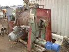 USED: Drais rotary vacuum dryer, type HT1000. Stainless steelconstruction on product contact parts. Working capacity 35.35 cu ft(1000 liter). Jacketed, rated inside for 45 psi (3 bar). Jacketpressure...