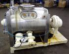 Used E. Bachiller Plow Mixer Dryer, 10.6 Cubic Feet (300 Liter), Model MMT 300, 304 Stainless Steel. Jacketed mixing chamber approximate 26