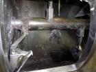 Used E. Bachiller Plow Mixer Dryer, 10.6 Cubic Feet (300 Liter), Model MMT 300, 304 Stainless Steel. Jacketed mixing chamber approximate 26