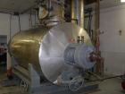 USED: Giovanola 141 cubic foot rotary vacuum dryer, stainless steel. Approximate internal dimensions 58
