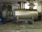 USED: Giovanola 141 cubic foot rotary vacuum dryer, stainless steel. Approximate internal dimensions 58
