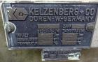 Used Keltzenberg & Company Rotary Vacuum Dryer