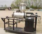 USED: Paul O Abbe lab size Rotablade vacuum dryer, model RD. 1.1 cu ft working capacity (1.9 total). 316 stainless steel. 12-1/4