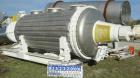 Used- Buss Rotary Vacuum Dryer, Type S6300, 316 Stainless Steel Product Contact Area. 304 stainless channel jacket. 293 cubi...