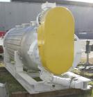 Used Buss Rotary Vacuum Dryer, Type S6300, 316 Stainless Steel Product Contact Area. 304 stainless channel jacket. 293 cubic feet (8300 liter) total capacity, 211 cubic feet (6300 liter) working capa...