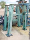 Used Stokes Rotary Vacuum Dryer, Model 900-059-050, 53 Cubic Feet Working Capacity (106 Total), 304 Stainless Steel. 3' diameter x 15' long. Flat bolted ends. Jacketed 50 psi @ 300 deg F. Internal FV...