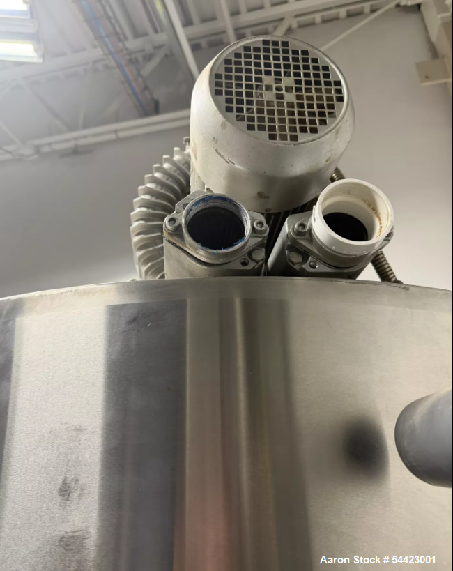 Used EnviroStar Centrifugal Spray Dryer. Model ES 500.  Stainless steel.  Pneumatic: 5 CFM @ 45 PSI, Atomizer Cooling Water: 1/4" Poly Line @ 1 LPM, Includes rotary atomizer, Vacuum exhaust blower wi...