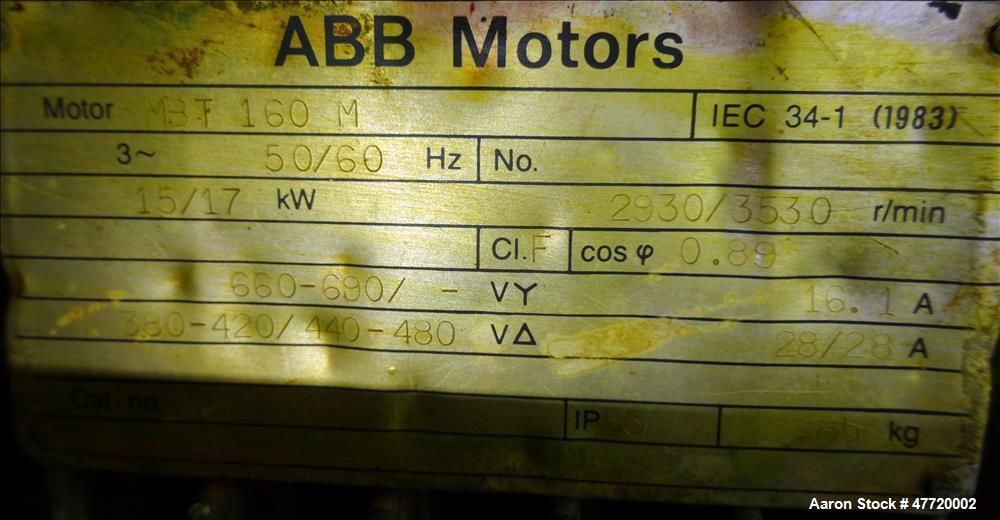 Used Niro Atomizer - Model F15 2-D-S-V-N