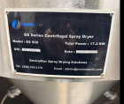 Used EnviroStar Centrifugal Spray Dryer. Model ES 500.  Stainless steel.  Pneumatic: 5 CFM @ 45 PSI, Atomizer Cooling Water: 1/4