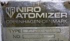 Used Niro Atomizer, Model F10-AV00-NPS-S, 316 Stainless Steel