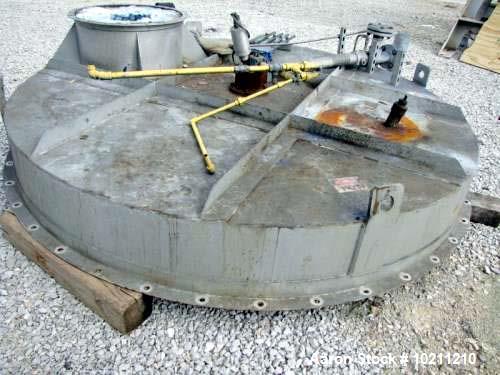 Used Stelter and Brinck Spray Dryer / Roaster. Direct fired air heater. Maximum temperature of 2,400 degrees F. 7 gauge CRs with structural stiffeners. Shell features a burner peep sight, reinforced ...