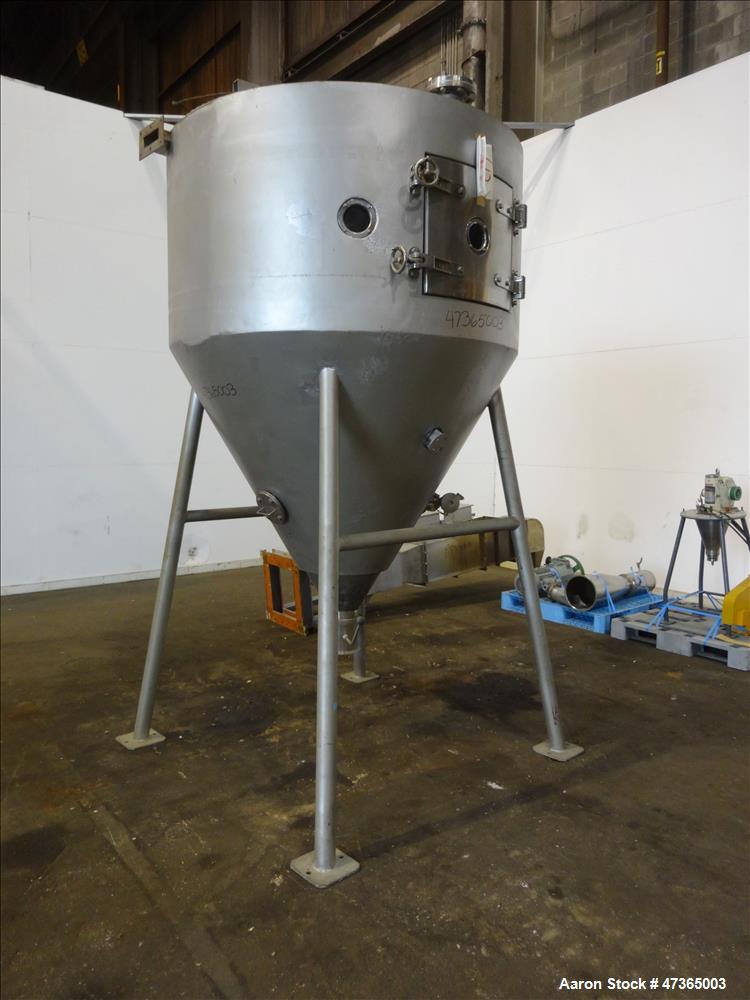 Used GEA Niro Spray Dryer, Model P-6.3, 304 Stainless Steel.