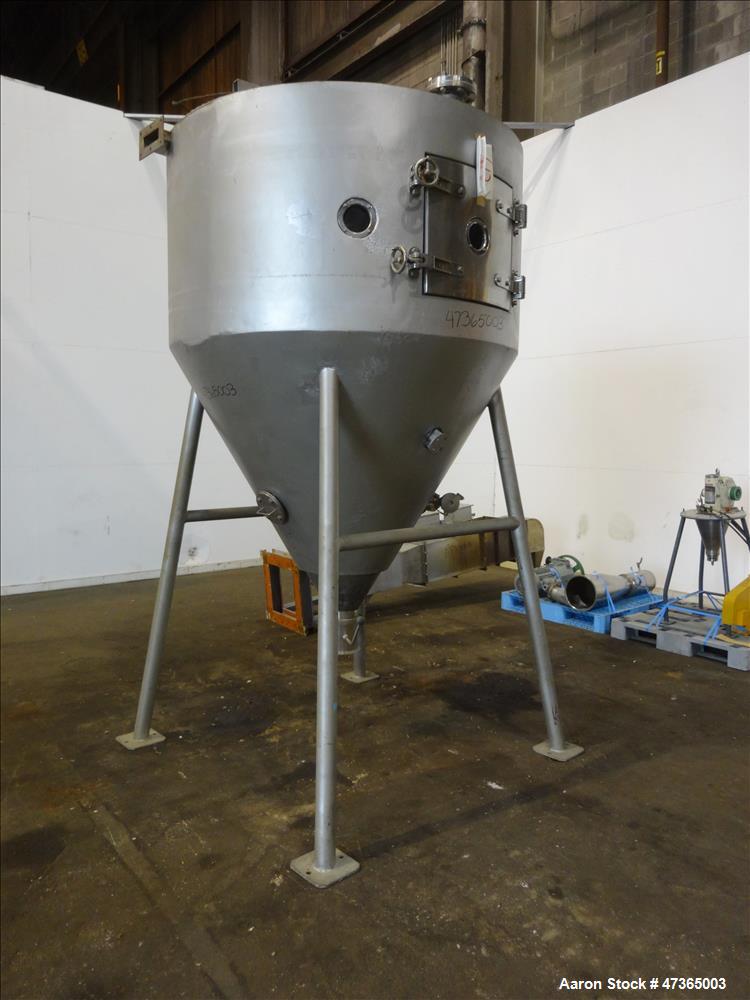 Used- GEA Niro Spray Dryer, Model P-6.3, 304 Stainless Steel.