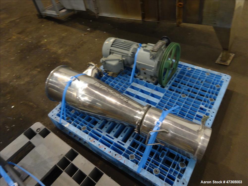 Used GEA Niro Spray Dryer, Model P-6.3, 304 Stainless Steel.