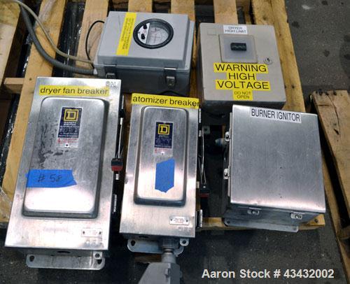 Used Stainless Steel APV Crepaco Gas Heated Spray Dryer