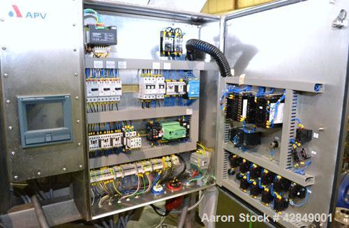 Used APV Anhydro Electrically Heated Pilot Spray Drying Plant, Model PSD 52, 316 Stainless Steel. Heat consumption at 350 deg.c. is 12 kw. 39.3" Diameter chamber, side access door. Water evaporation ...