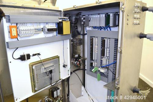 Used APV Anhydro Electrically Heated Pilot Spray Drying Plant, Model PSD 52, 316 Stainless Steel. Heat consumption at 350 degrees C. is 12 kw. 39.3" Diameter chamber, side access door. Water evaporat...