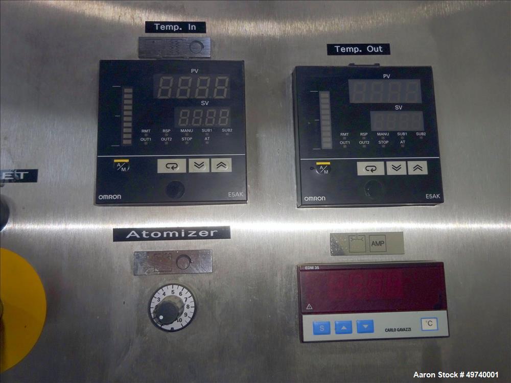 Used APV Anhydro Electrically Heated Pilot Spray Drying Plant,