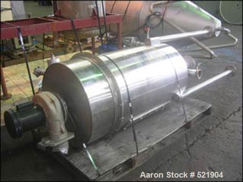 USED: APV Anhydro lab spray dryer, model S-1. 39" diameter, stainlesssteel construction including exterior skin, electrically heated withstainless steel dust collector with integrally mounted approx ...