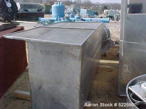 USED: APV Anhydro spray dryer, stainless steel. Dryer measures 10'0" diameter x 10'6" straight side. Dryer includes a rotary atomizer and dust collector.