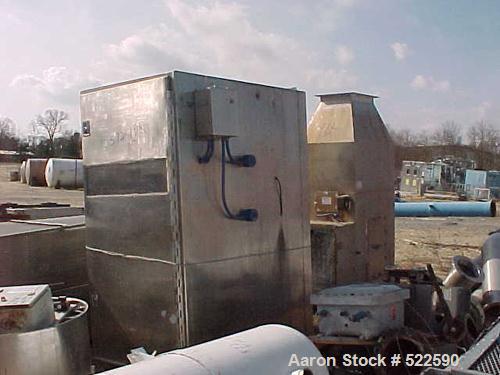USED: APV Anhydro spray dryer, stainless steel. Dryer measures 10'0" diameter x 10'6" straight side. Dryer includes a rotary atomizer and dust collector.