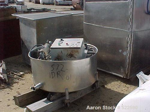 USED: APV Anhydro spray dryer, stainless steel. Dryer measures 10'0" diameter x 10'6" straight side. Dryer includes a rotary atomizer and dust collector.