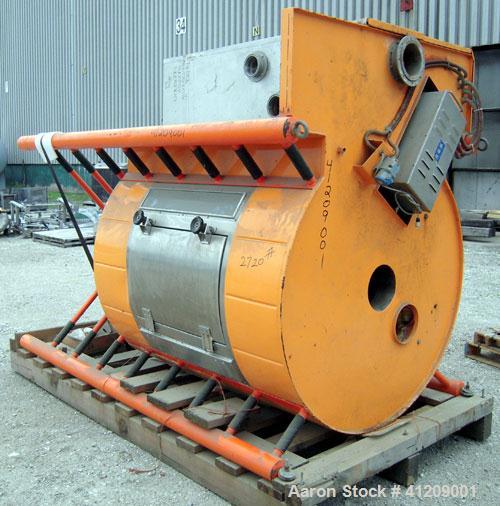 Used APV Anhydro Electrically Heated “Compact” Spray Dryer, 316 stainless steel . 49" diameter x 36" straight side x 43"coned bottom. Side access door. Evaporation rate at inlet/outlet temperatures 5...