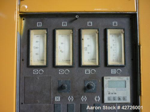Used APV Anhydro Electrically Heated “Compact” Spray Dryer, 316 Stainless Steel. Heat consumption at 300 deg.c. is 42 kw. 49" Diameter chamber, side access door. Evaporation rate at inlet/outlet temp...