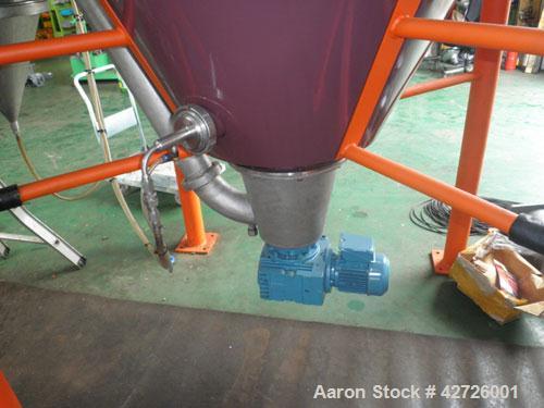 Used APV Anhydro Electrically Heated “Compact” Spray Dryer, 316 Stainless Steel. Heat consumption at 300 deg.c. is 42 kw. 49" Diameter chamber, side access door. Evaporation rate at inlet/outlet temp...