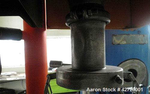 Used APV Anhydro Electrically Heated “Compact” Spray Dryer, 316 Stainless Steel. Heat consumption at 300 deg.c. is 42 kw. 49" Diameter chamber, side access door. Evaporation rate at inlet/outlet temp...