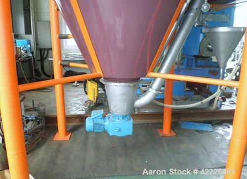 Used APV Anhydro Electrically Heated “Compact” Spray Dryer, 316 Stainless Steel. Heat consumption at 300 deg.c. is 42 kw. 49" Diameter chamber, side access door. Evaporation rate at inlet/outlet temp...