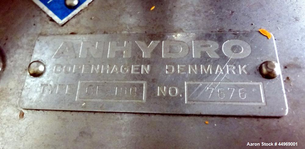 Used Stainless Steel Anhydro Electrically Heated Compact Spray Dryer