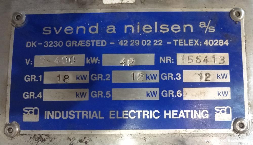 Used Stainless Steel Anhydro Electrically Heated Compact Spray Dryer