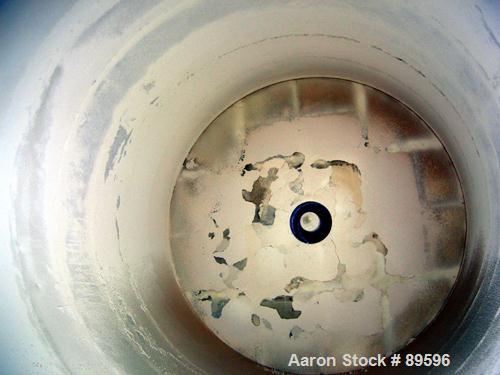 Used Anhydro Gas Heated Spray Dryer, Size Number 5/6, Type III-AK, 304 Stainless Steel. Approximate 9' diameter x 13' straight side x 9' coned bottom chamber. Inlet air temp 662 deg F, outlet air tem...