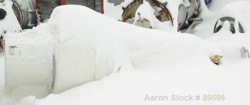 Used Anhydro Gas Heated Spray Dryer, Size Number 5/6, Type III-AK, 304 Stainless Steel. Approximate 9' diameter x 13' straight side x 9' coned bottom chamber. Inlet air temp 662 deg F, outlet air tem...