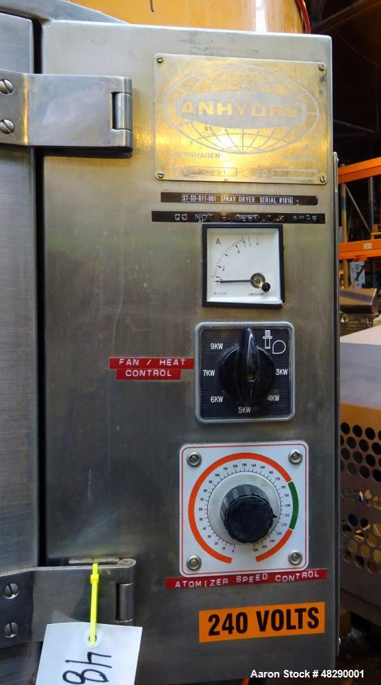 Used APV Anhydro Electrically Heated Laboratory Spray Dryer, Model Lab S-1.