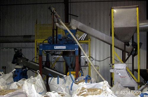 Used Anhydro Electrically Heated Spray Dryer, Type Lab S1, 316 Stainless Steel. Evaporation rate at inlet/outlet temperatures 570/195 deg.f., 15 pounds an hour. Chamber 39" diameter x 28" straight si...