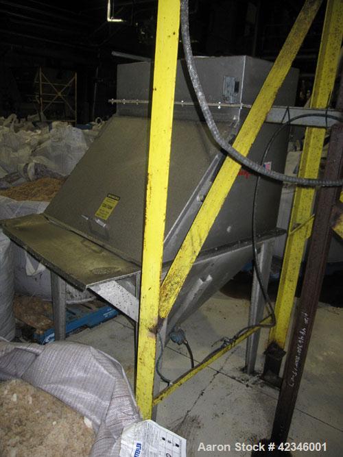 Used Anhydro Electrically Heated Spray Dryer, Type Lab S1, 316 Stainless Steel. Evaporation rate at inlet/outlet temperatures 570/195 deg.f., 15 pounds an hour. Chamber 39" diameter x 28" straight si...