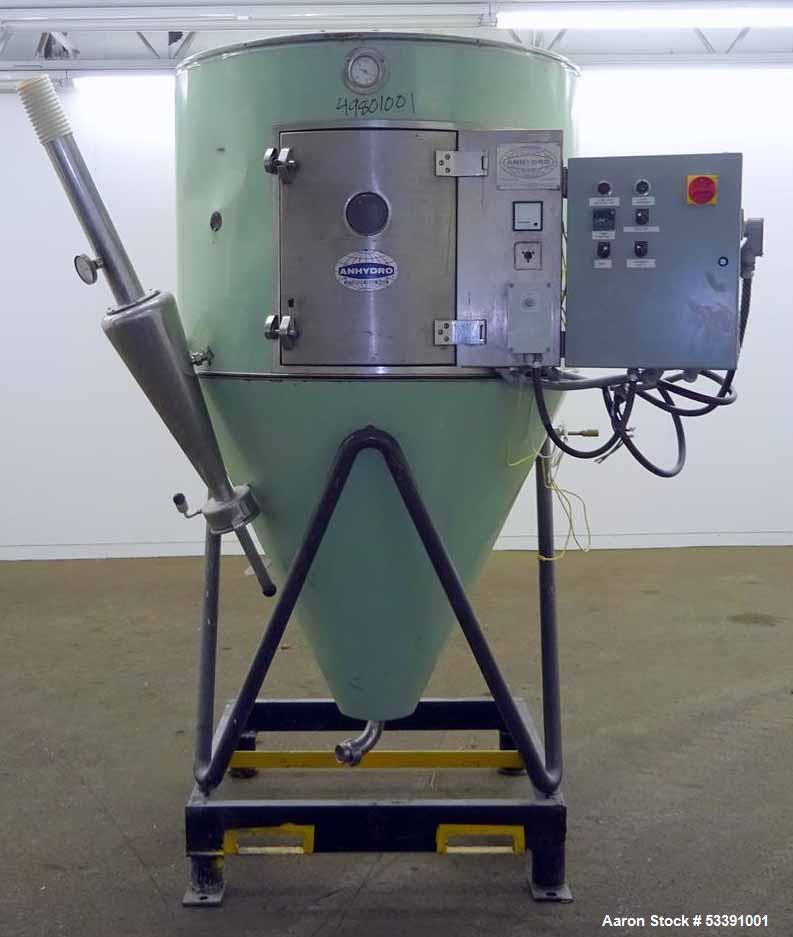APV Anhydro Electrically Heated Laboratory Spray Dryer, Model Lab S-1, 316 Stainless Steel. Evaporation rated approximately ...